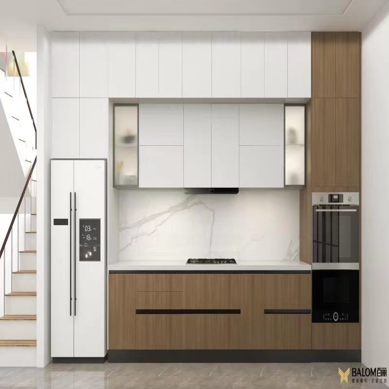 Skema desain lemari dapur kecil yang masing-masing sangat praktis dan indah
